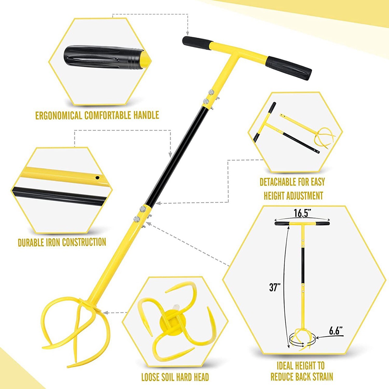 Gardening Tools Best - Garden Soil Loosener Aerator Best Seller