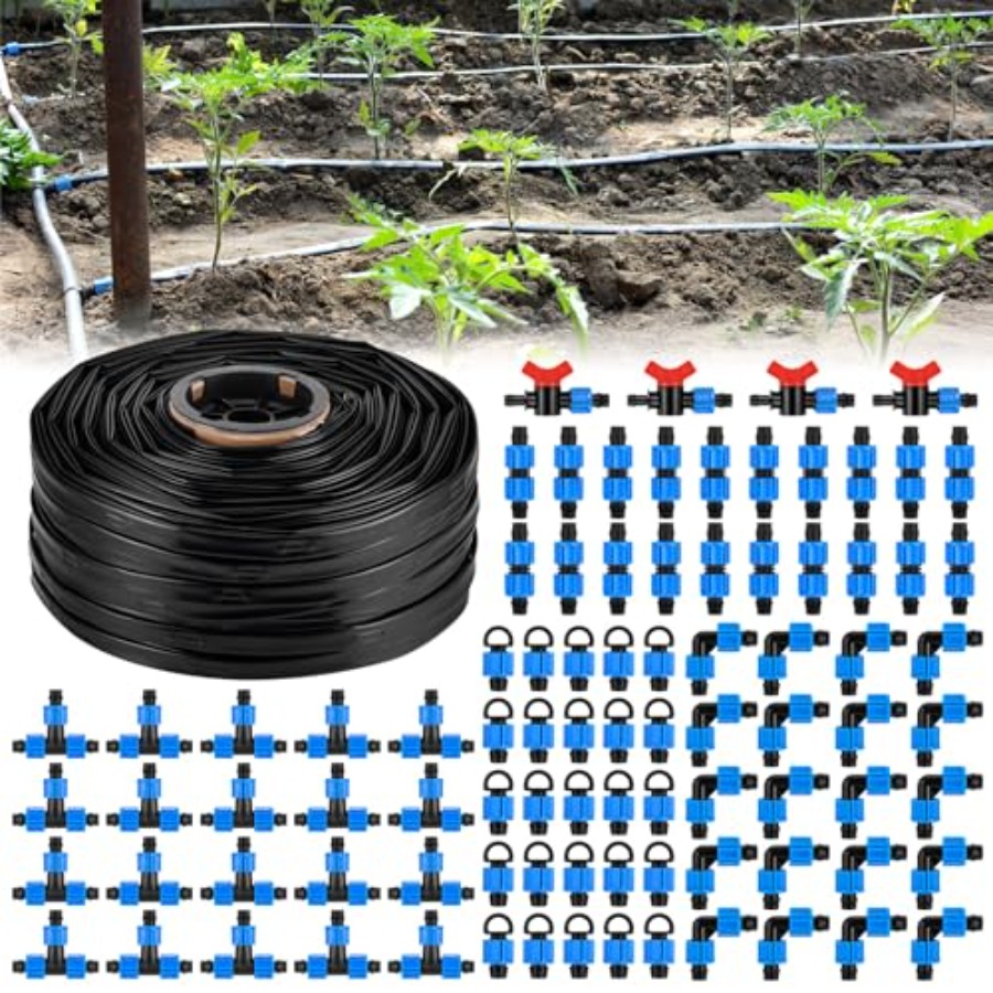 Drip Irrigation Kit - 1000 Ft Drip Tape Irrigation Tubing