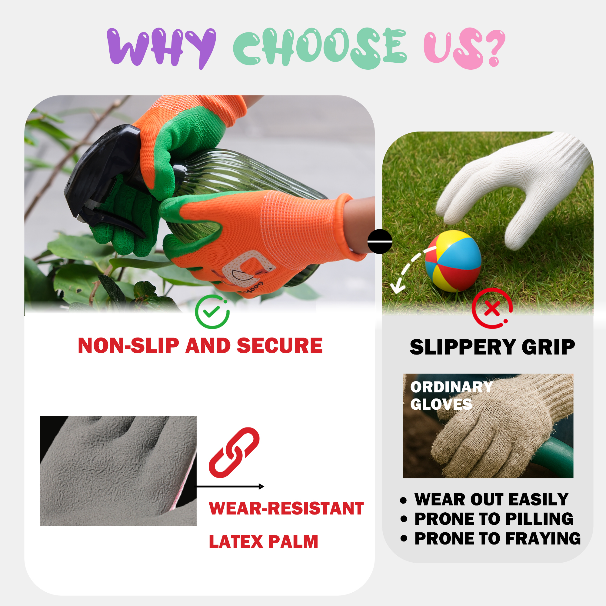 4 Pairs Kids Gardening Gloves  - Gardening Tools For Beginners ulasan dan harga