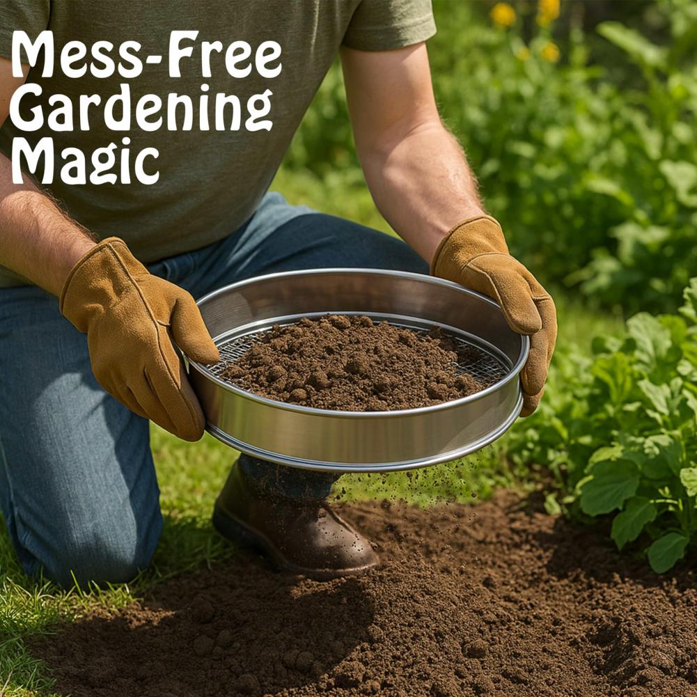 Soil Sieve Set Stainless Steel - Garden Sieve Soil ulasan dan harga
