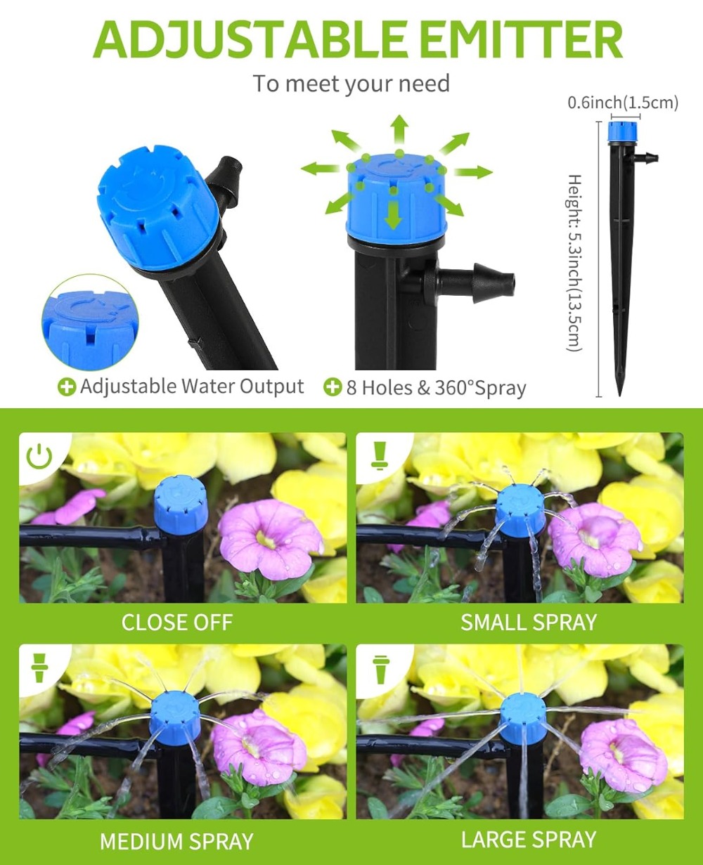 100ft Drip Irrigation Kit Plan - Drip Irrigation Kit ulasan dan harga