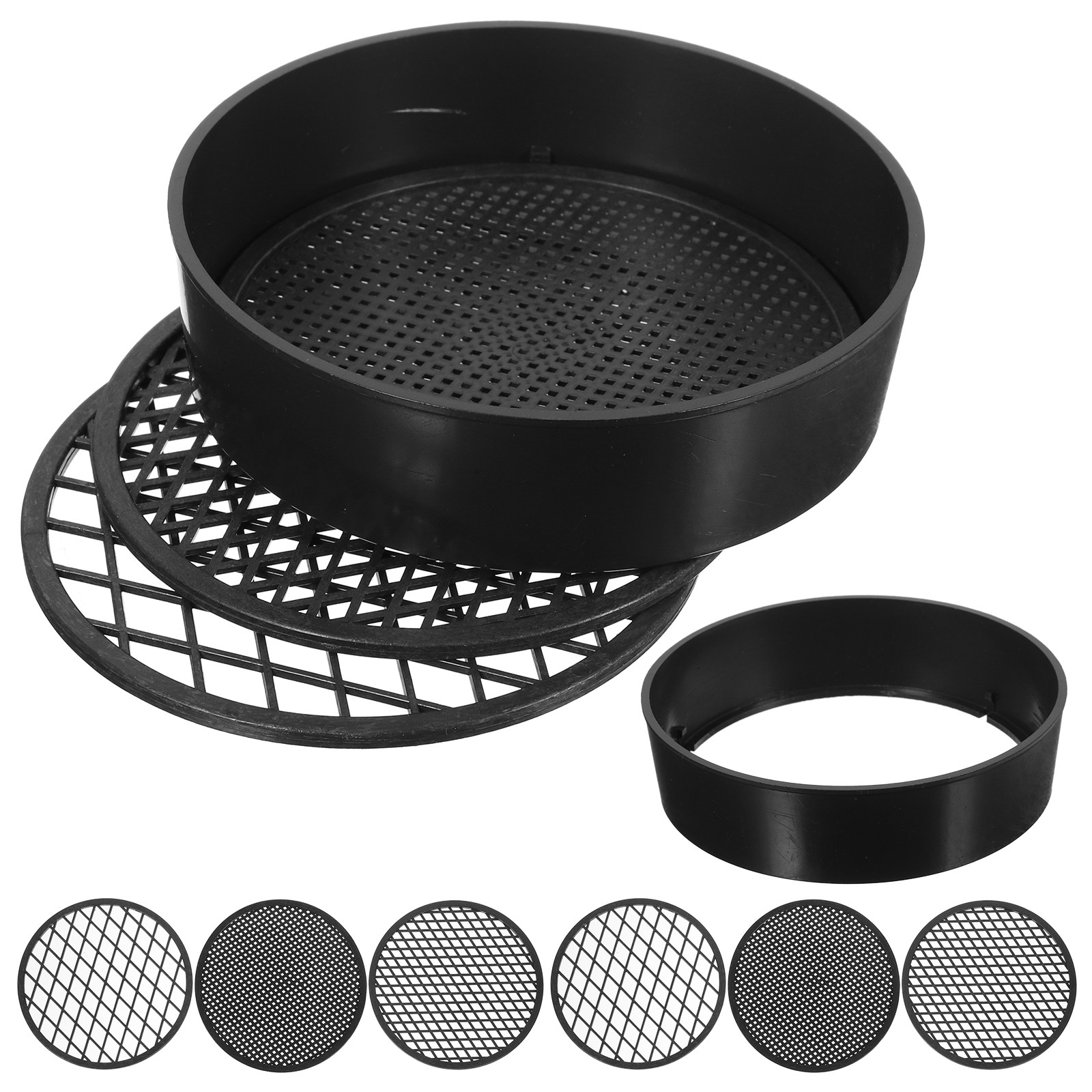 3Sets Manual Soil Sieve Plasti - Garden Sieve Soil ulasan dan harga