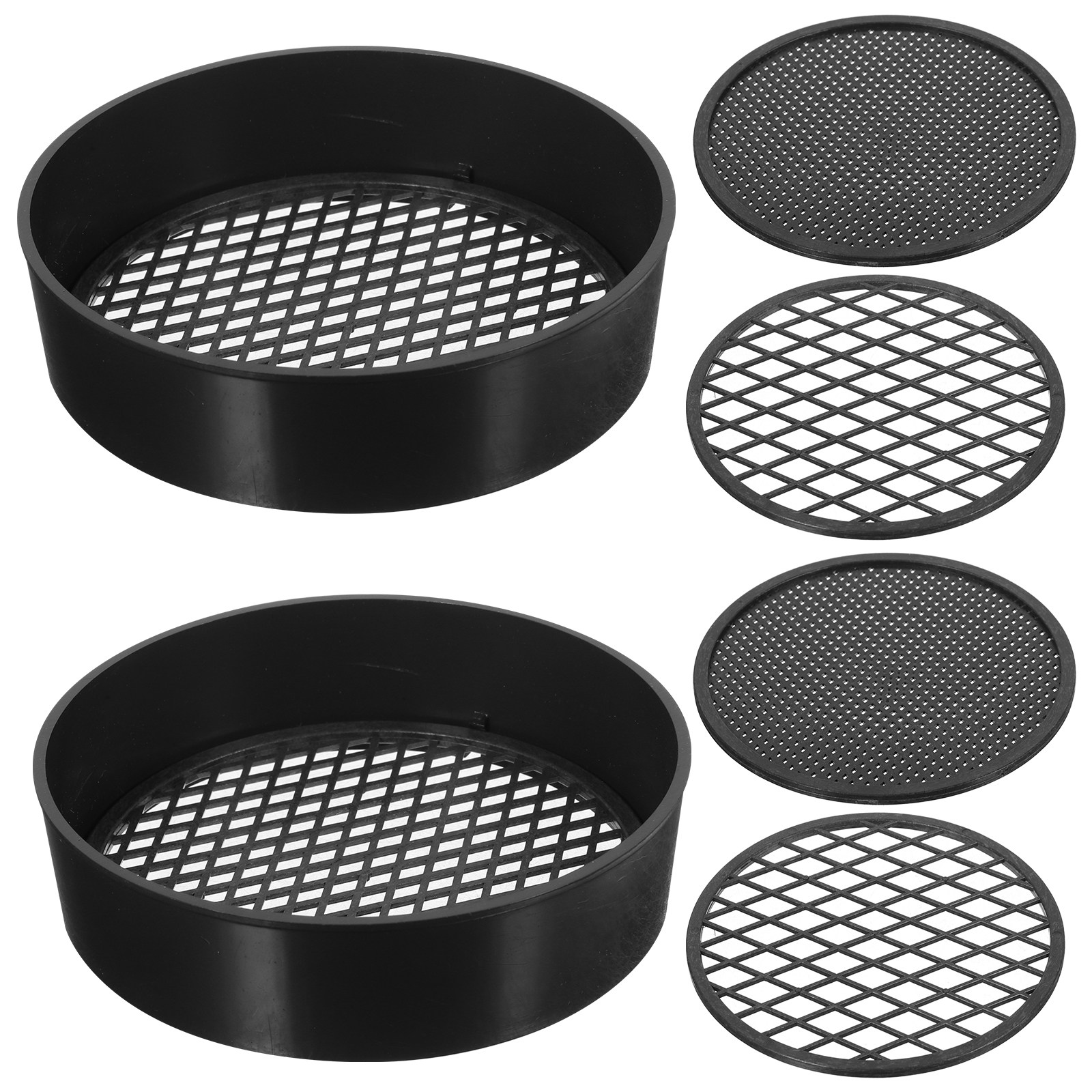 3Sets Manual Soil Sieve Plasti - Garden Sieve Soil ulasan dan harga