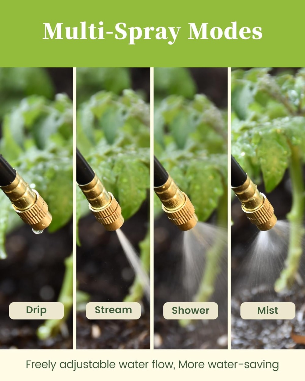 50FT Drip Irrigation System, G - Drip Irrigation Kit ulasan dan harga