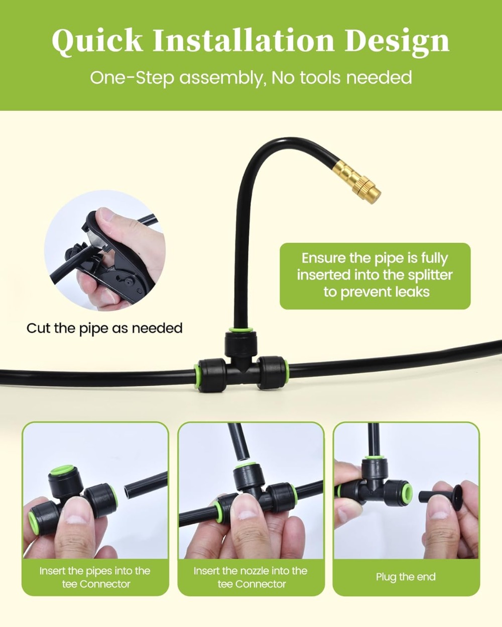 50FT Drip Irrigation System, G - Drip Irrigation Kit ulasan dan harga