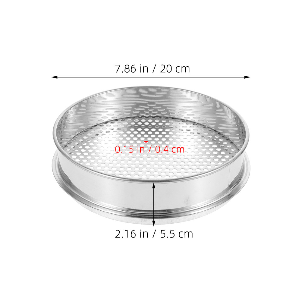 4Mm Round Hole Stainless Steel - Garden Sieve Soil ulasan dan harga