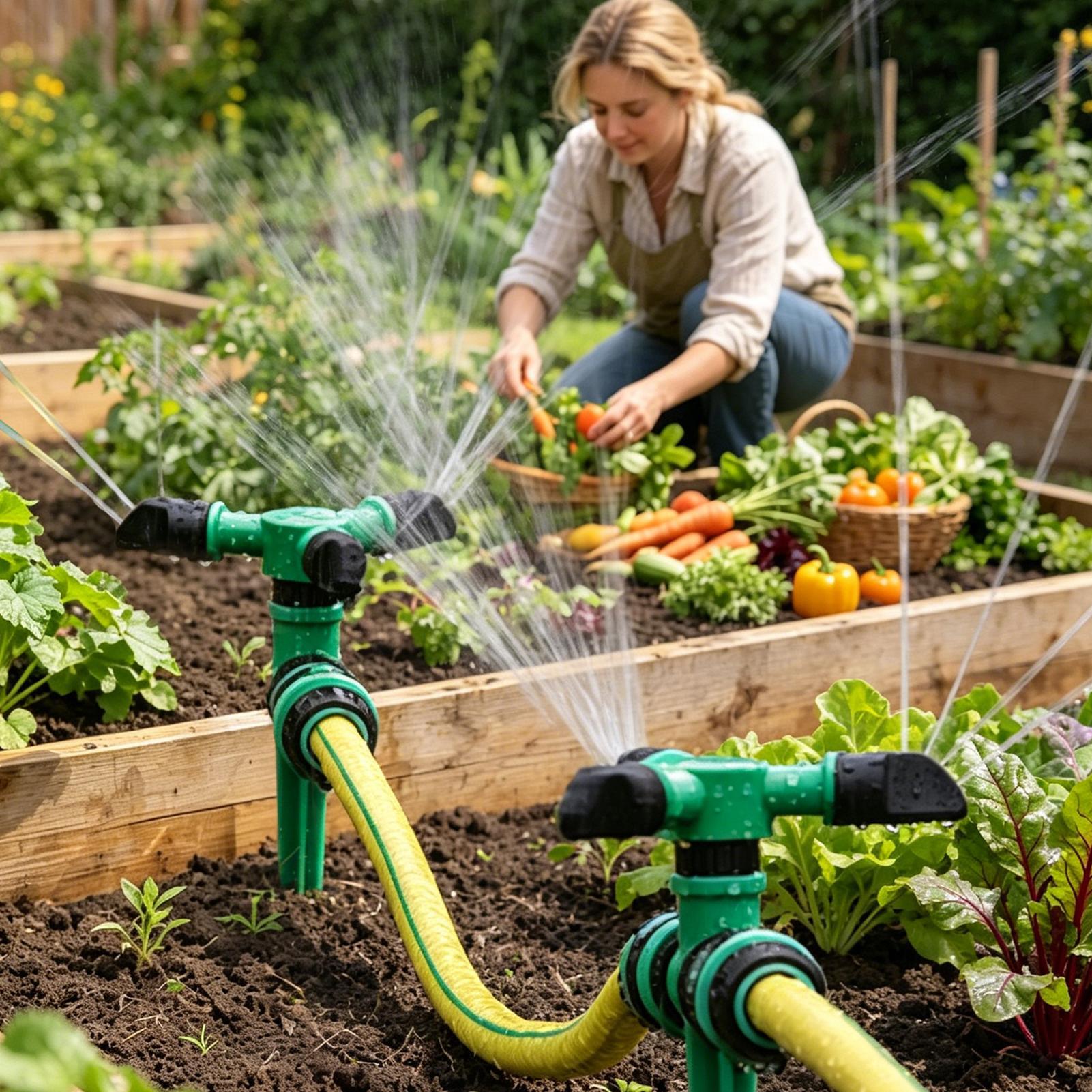 Automatic Rotating Water Sprin - Gardening Tools For Beginners ulasan dan harga