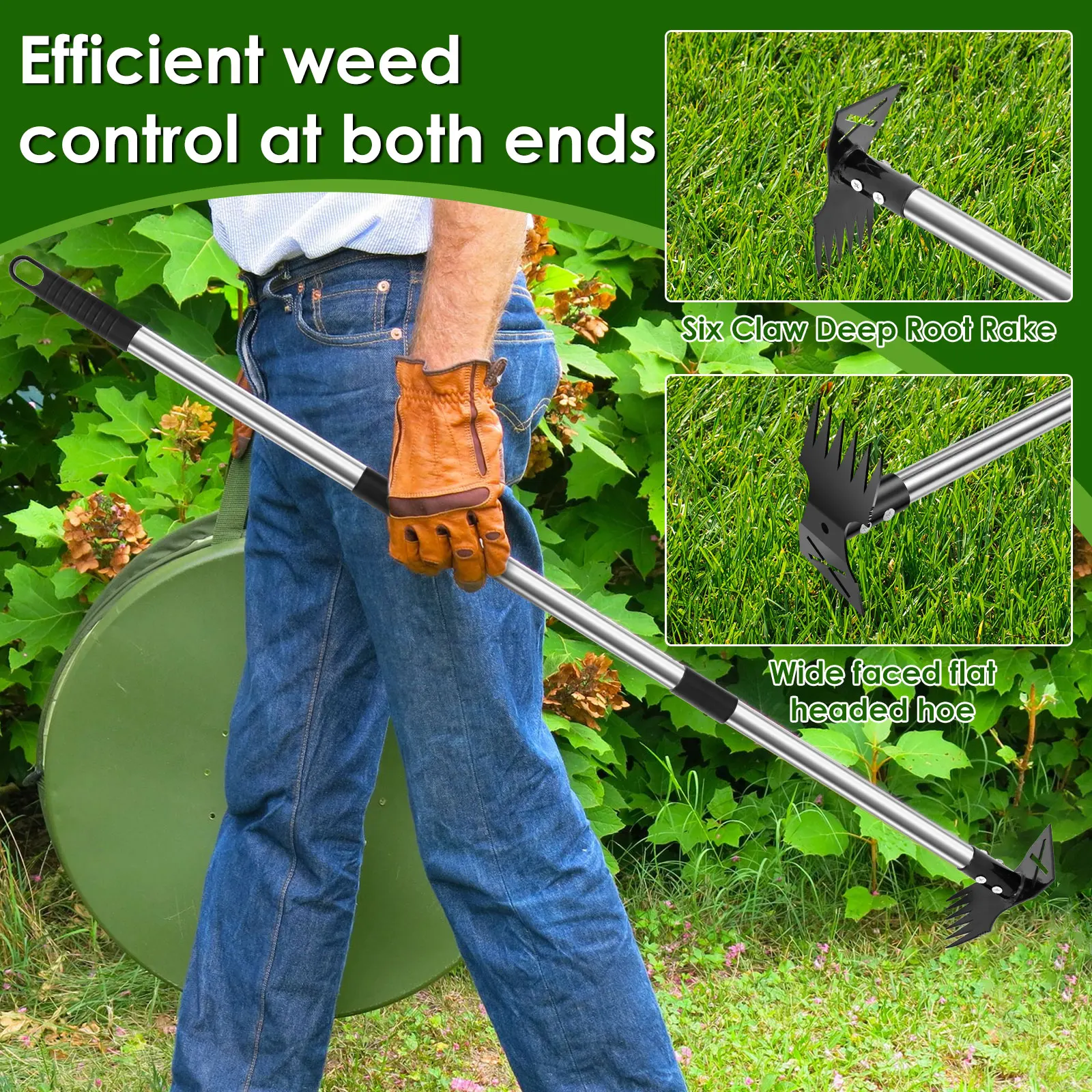 Garden Thatch Rake Stainless S - Gardening Tools To Remove Weeds ulasan dan harga