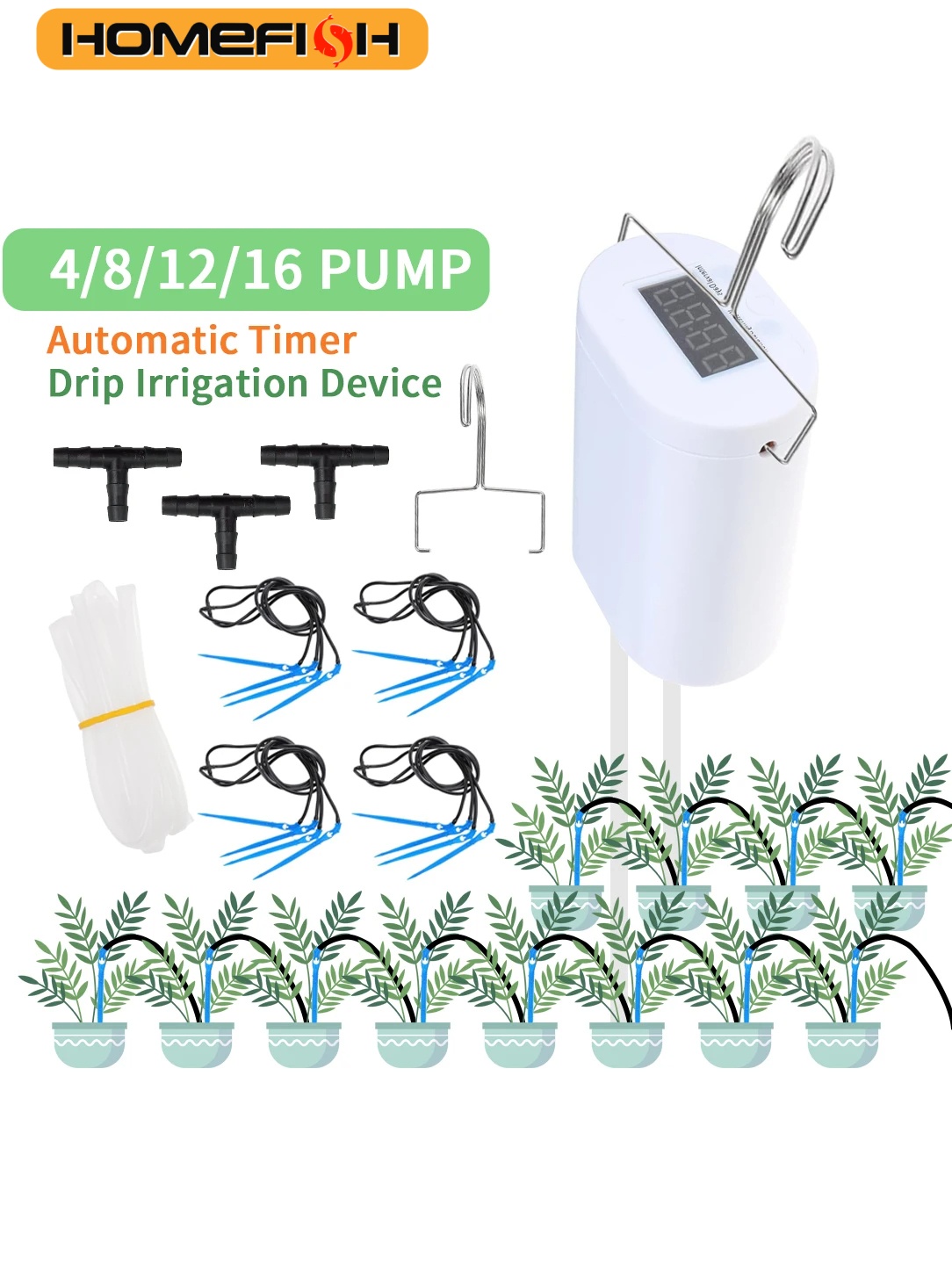 HOMEFISH Automatic Plant Flowe - Gardening Tools For Beginners ulasan dan harga