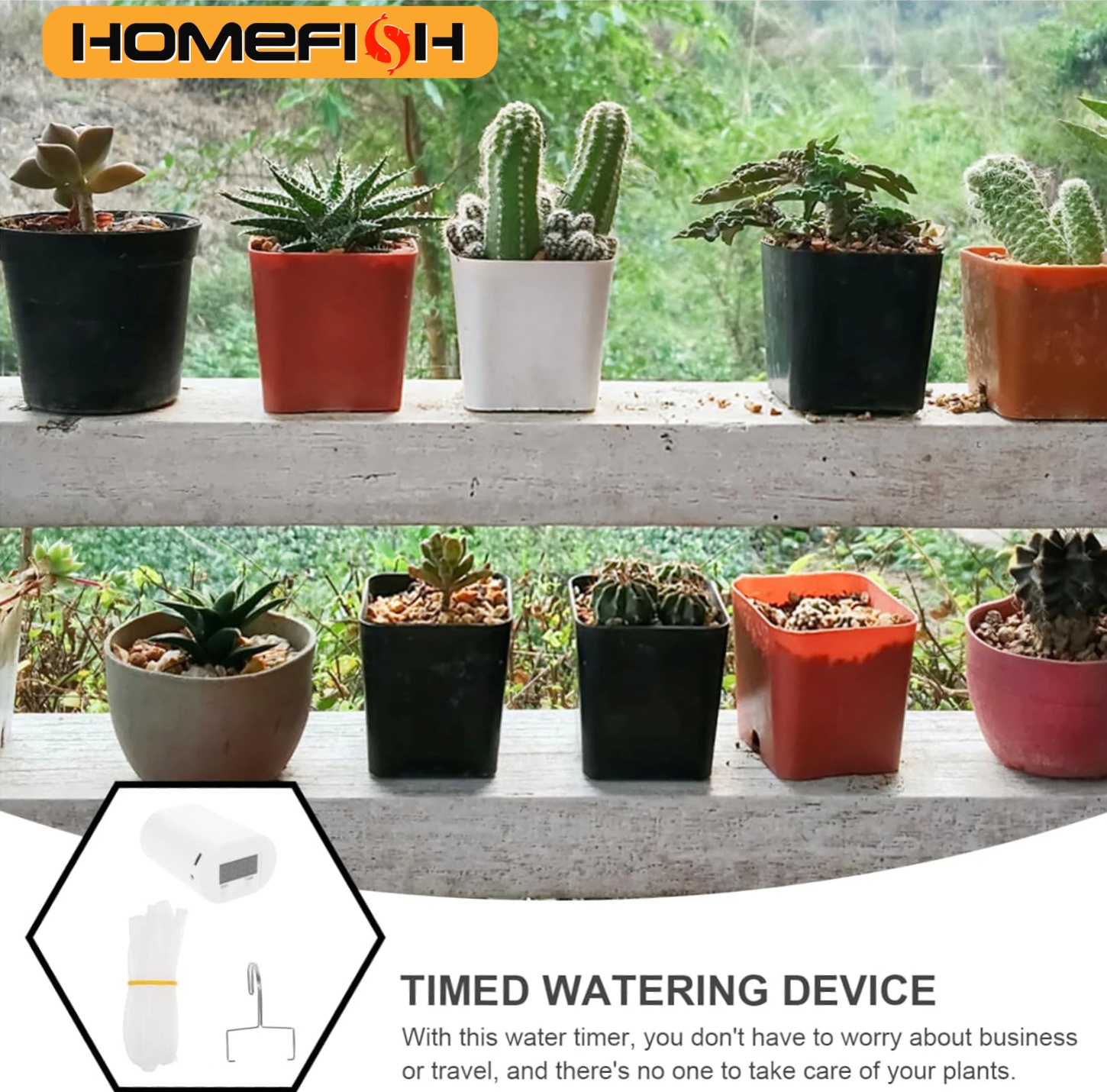 HOMEFISH Automatic Plant Flowe - Gardening Tools For Beginners ulasan dan harga