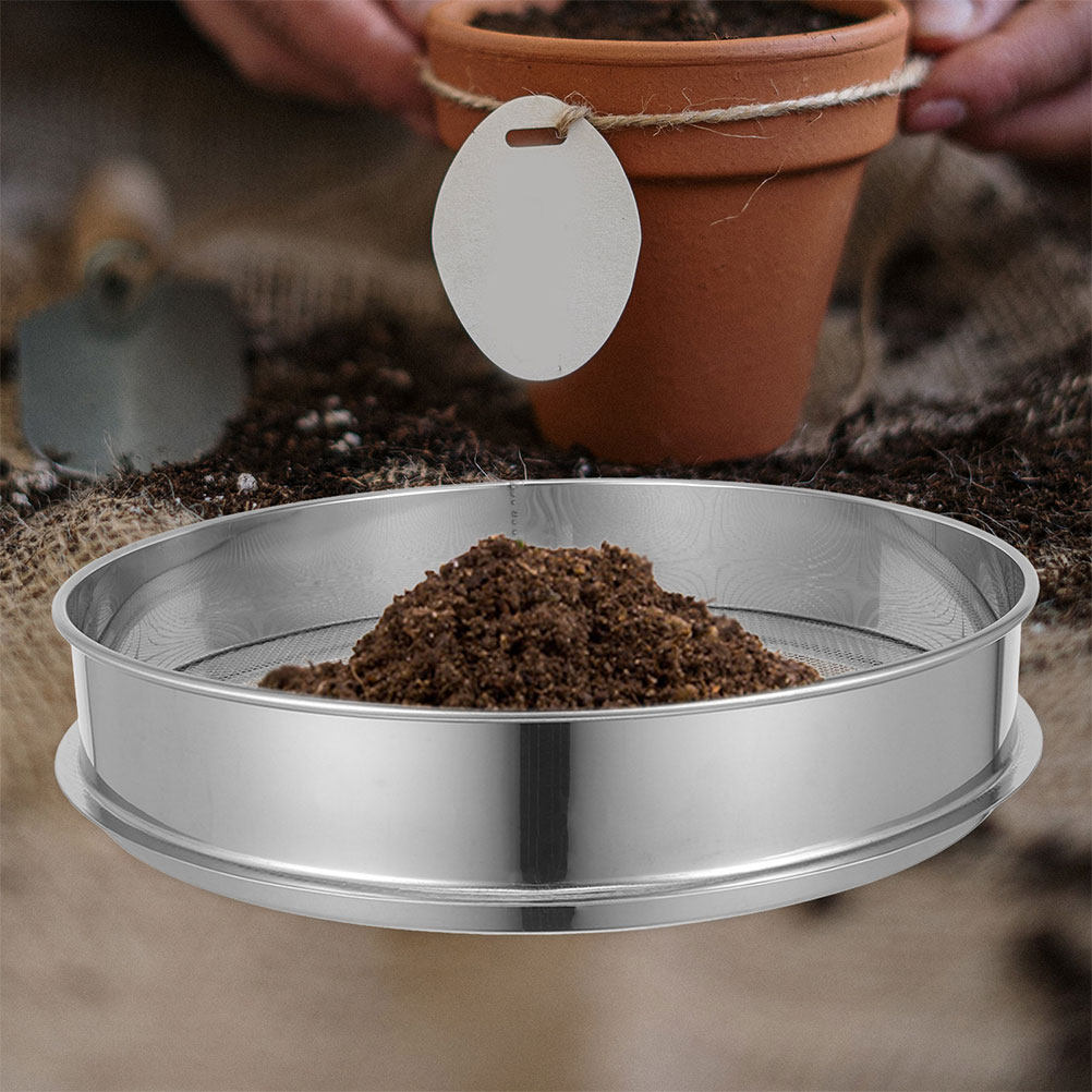Stainless Steel Mesh Sieve Rou - Garden Sieve Soil ulasan dan harga