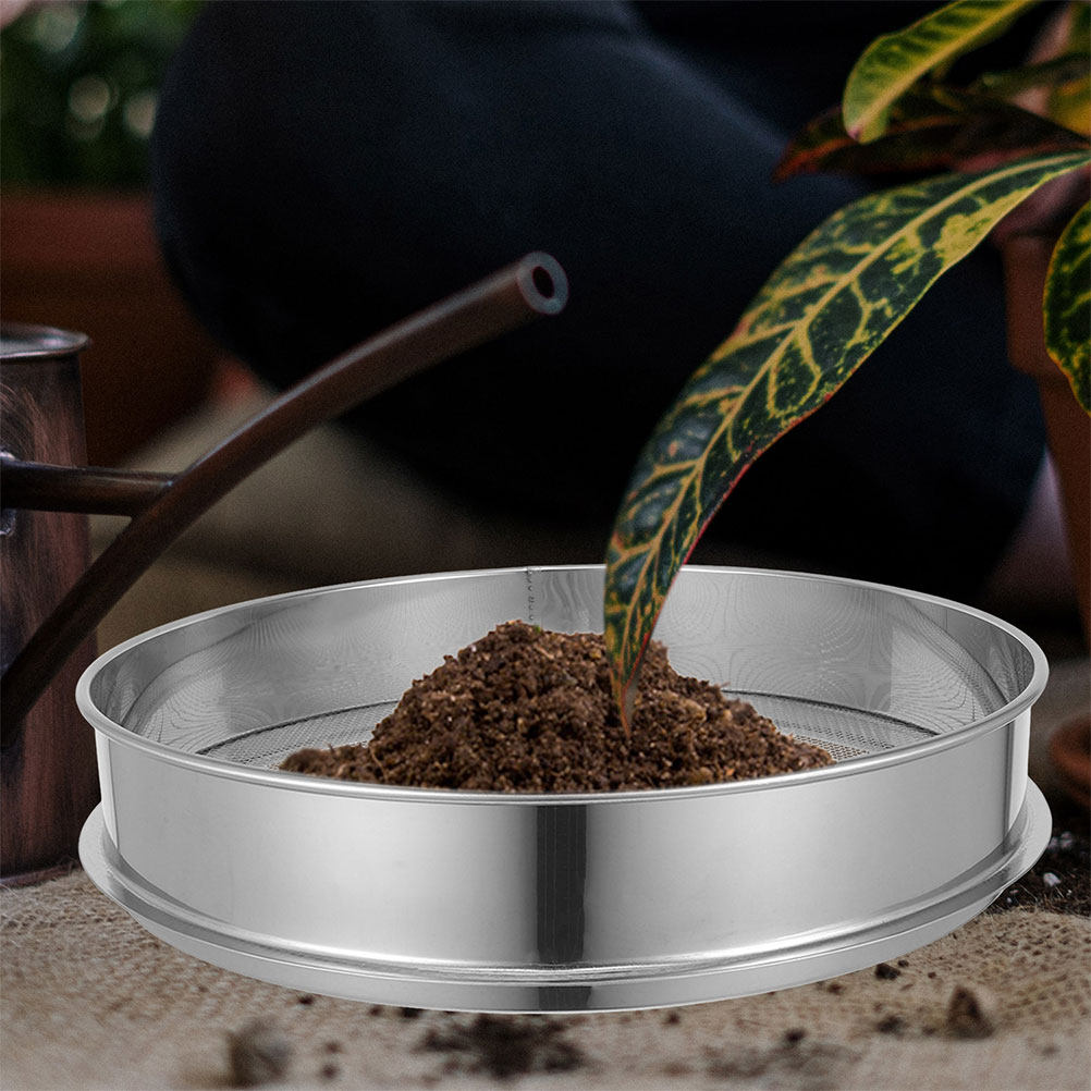 Stainless Steel Mesh Sieve Rou - Garden Sieve Soil ulasan dan harga