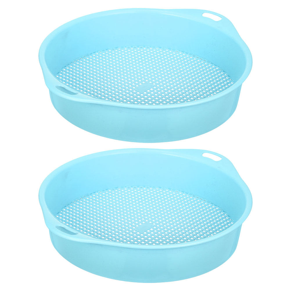 2Pcs Garden Soil Sieve Plastic - Garden Sieve Soil ulasan dan harga