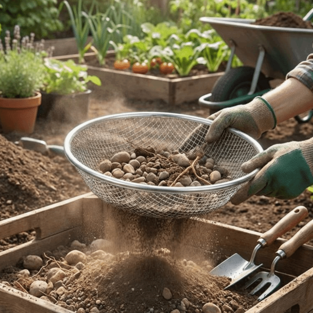 4/6/8 MM Garden Soil Sifter Ro - Garden Sieve Soil ulasan dan harga