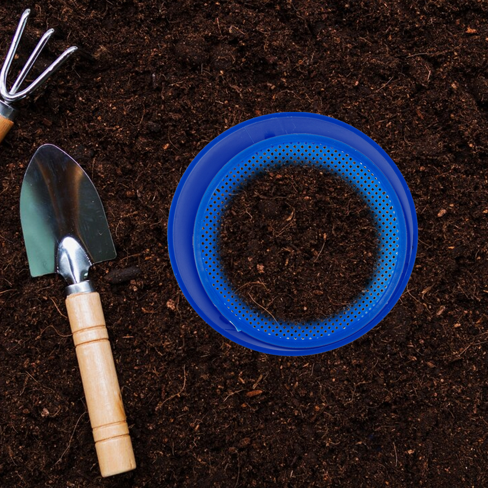 1Set Plastic Sifting Pan for G - Garden Sieve Soil ulasan dan harga