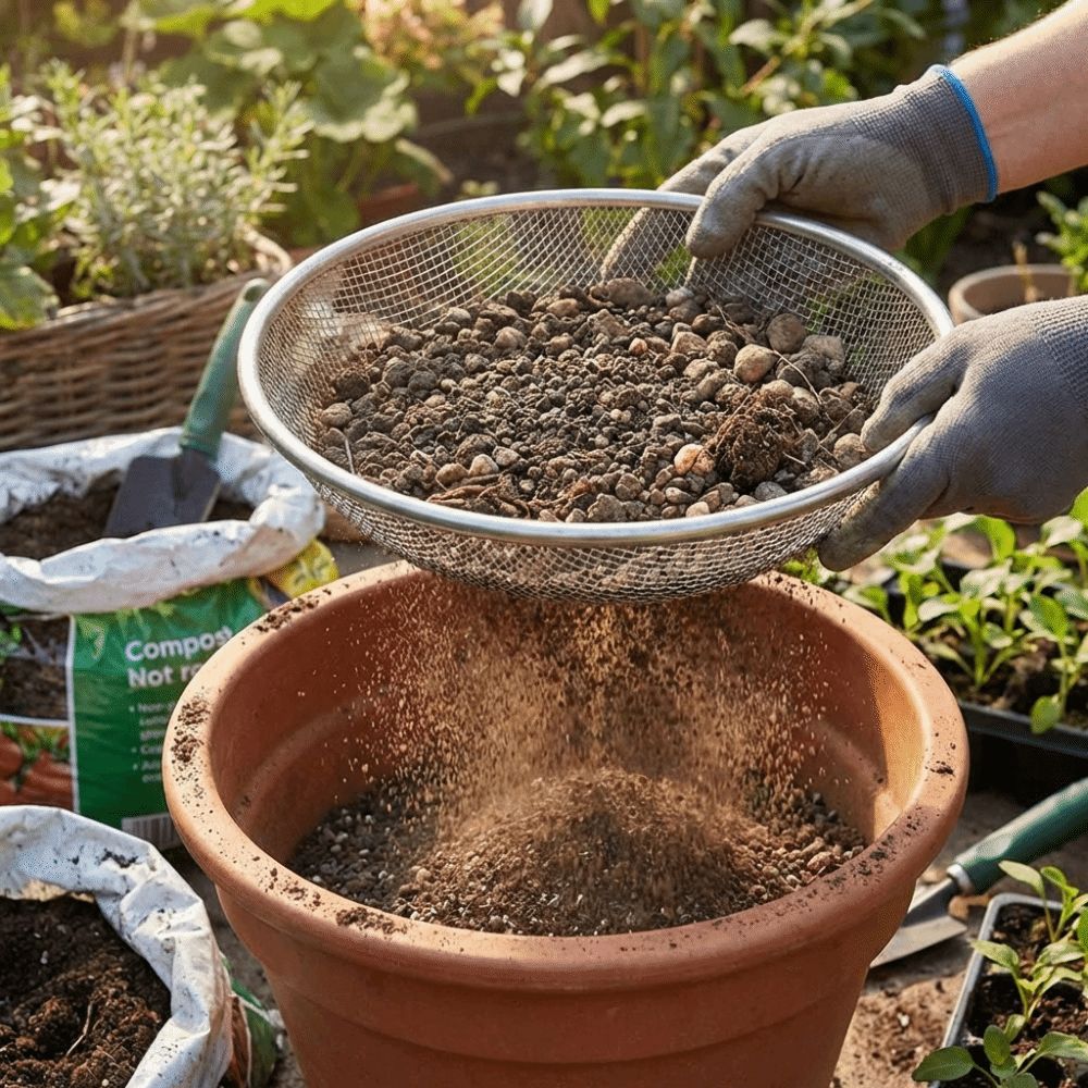 4/6/8 MM Garden Soil Sifter Me - Garden Sieve Soil ulasan dan harga