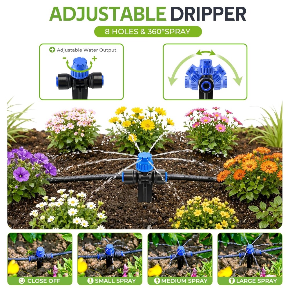 50FT Drip Irrigation Kit, Gard - Drip Irrigation Kit ulasan dan harga