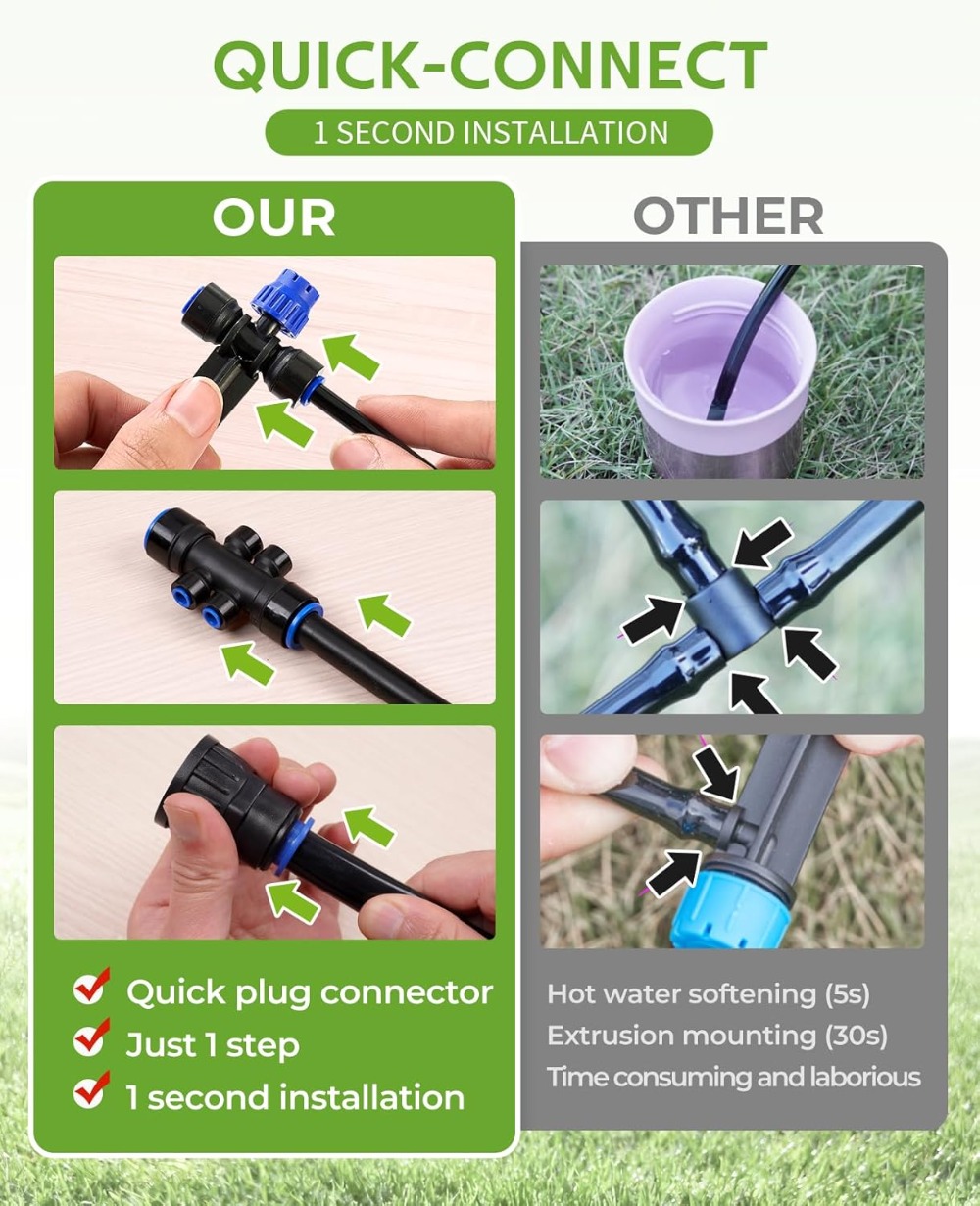 50FT Drip Irrigation Kit, Gard - Drip Irrigation Kit ulasan dan harga