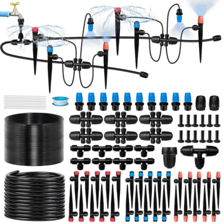 230FT Drip Irrigation System f - Drip Irrigation Kit ulasan dan harga
