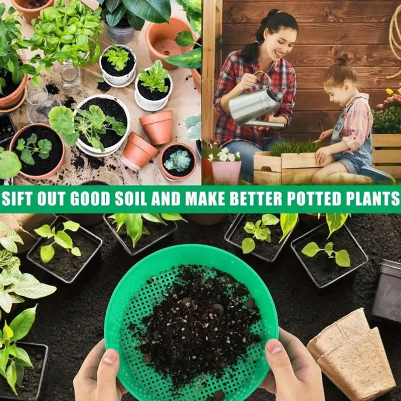 Plastic Soil Sieve Filter Mesh - Garden Sieve Soil ulasan dan harga