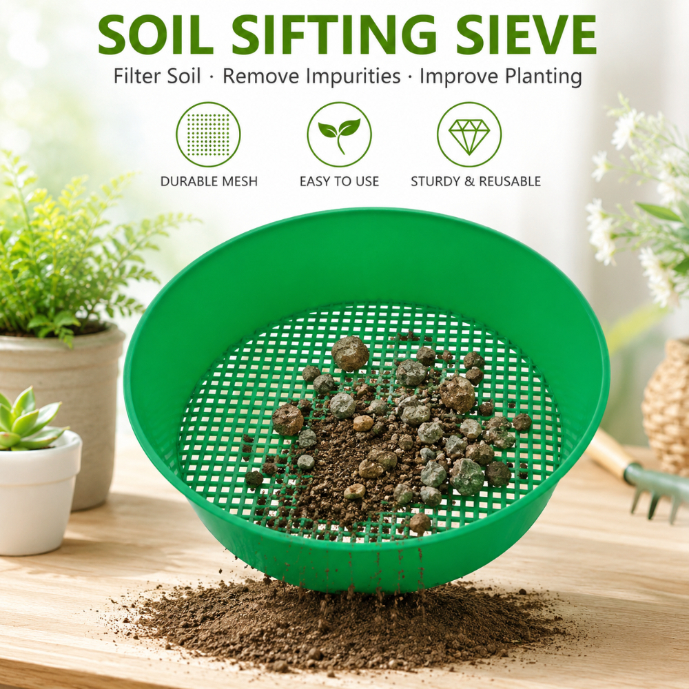 Home Garden 1/3/5pcs Soil Siev - Garden Sieve Soil ulasan dan harga
