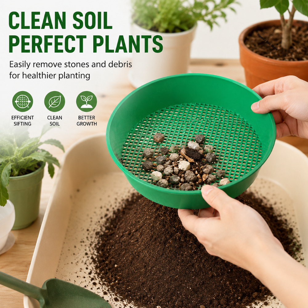Home Garden 1/3/5pcs Soil Siev - Garden Sieve Soil ulasan dan harga