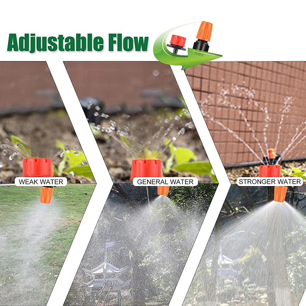 50M Micro Drip Irrigation Syst - Gardening Tools For Beginners ulasan dan harga