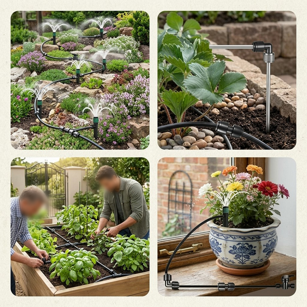 Drip Irrigation Quick Connect  - Drip Irrigation Kit ulasan dan harga